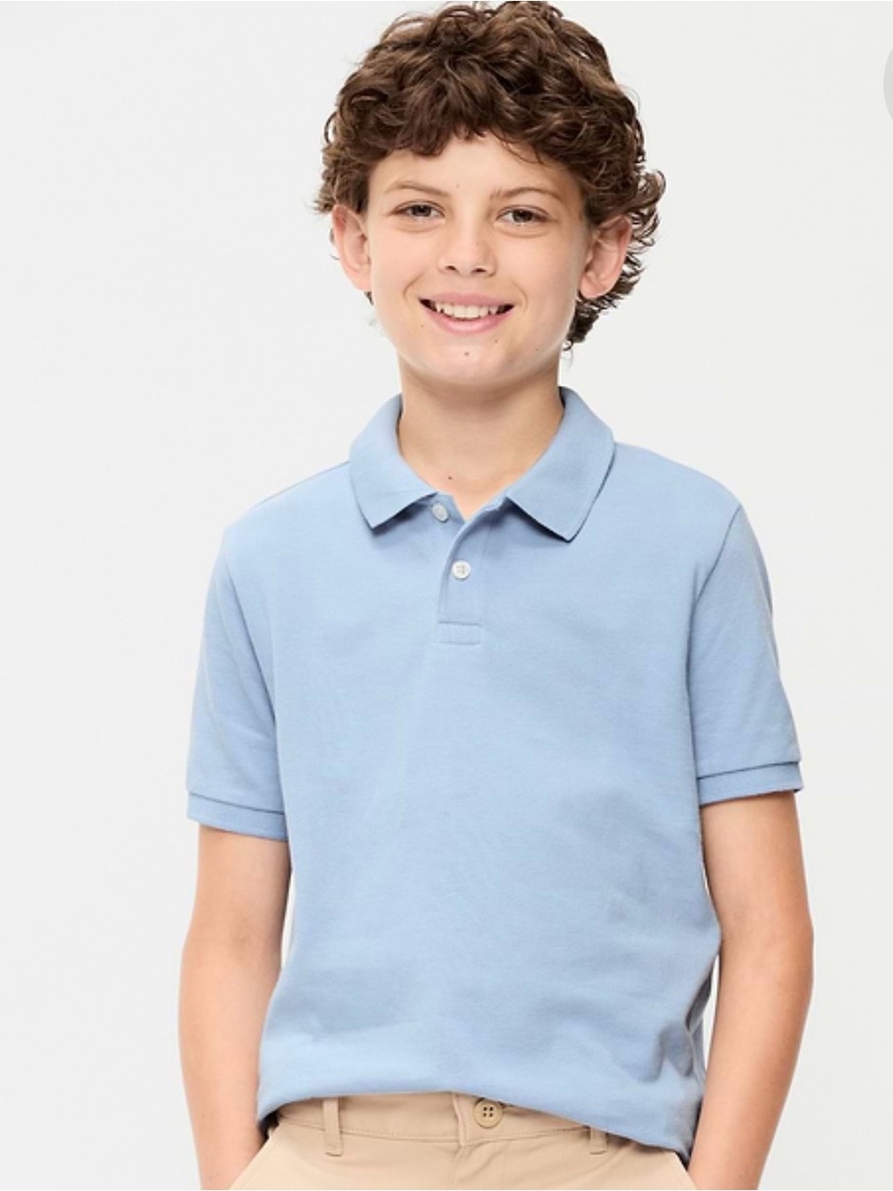 LOT OF 5 NEW WITH TAGS— Old Navy Kids XL 16.  School uniform, polo